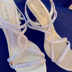 Nine West Rhinestone Strappy Shoe